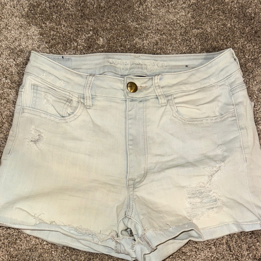 American Eagle Outfitters Light Wash Jean Shorts